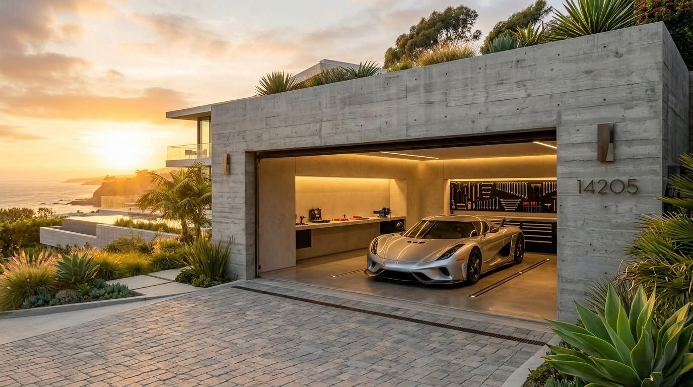Alice Garage Door Repair Service Garage Door Gliding Open Revealing Warm Illuminated Interior